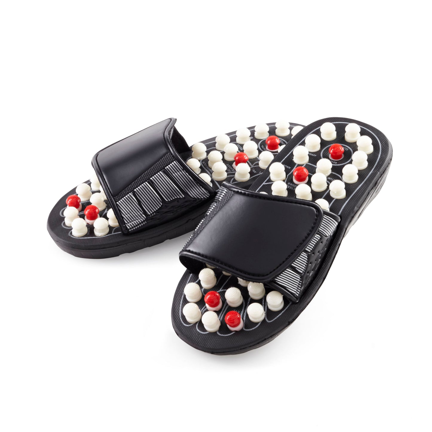 Massage-Pantolette, schwarz (Grösse: 38/39)