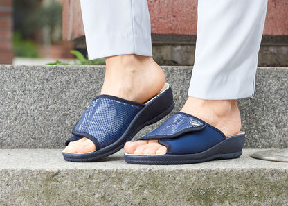 Hallux-Pantolette "Christin", marine (Grösse: 39)