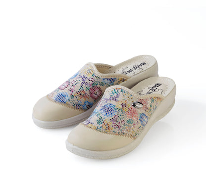 Stretch Clog "Rosalie", beige (Grösse: 41)