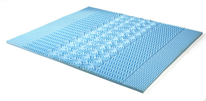 5-Zonen Matratzentopper mit Bambusbezug (Grösse: 200 x 140 cm)