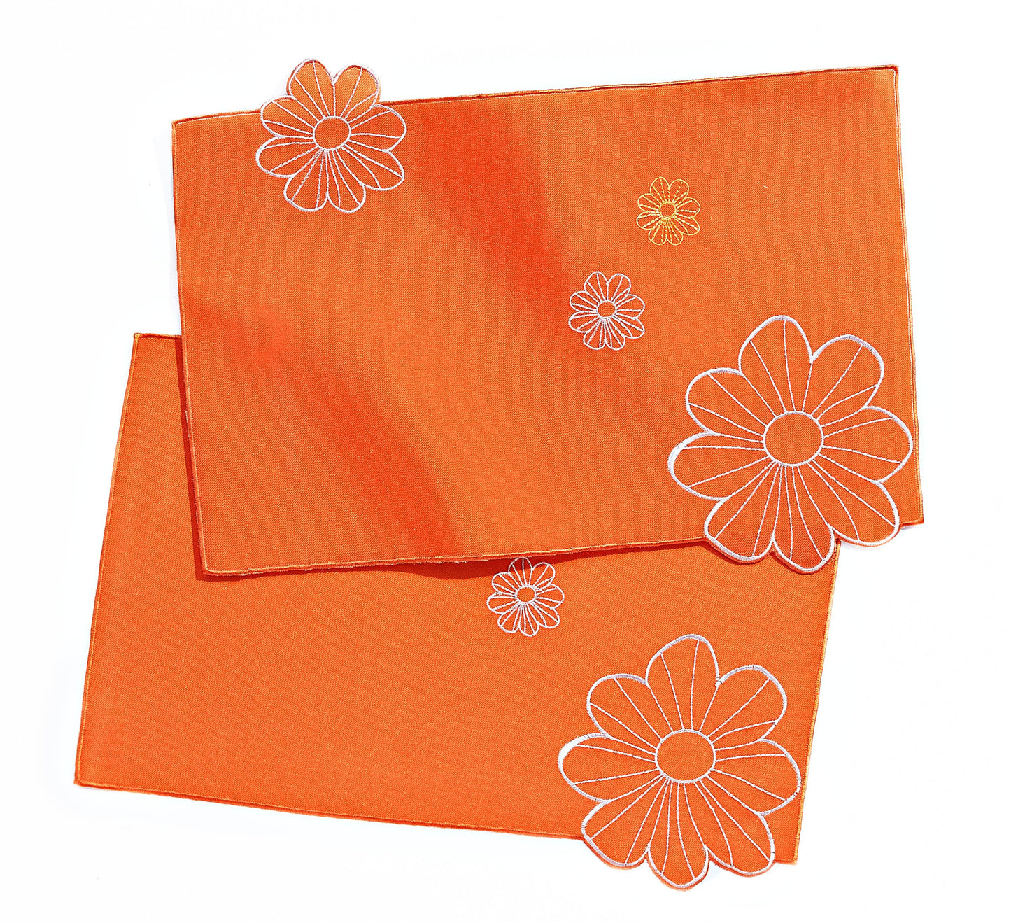Tischsets "Orange Flower" 2er-Set