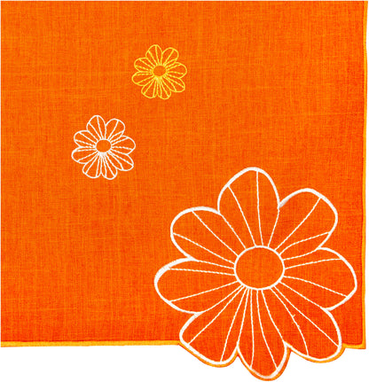 Tischsets "Orange Flower" 2er-Set