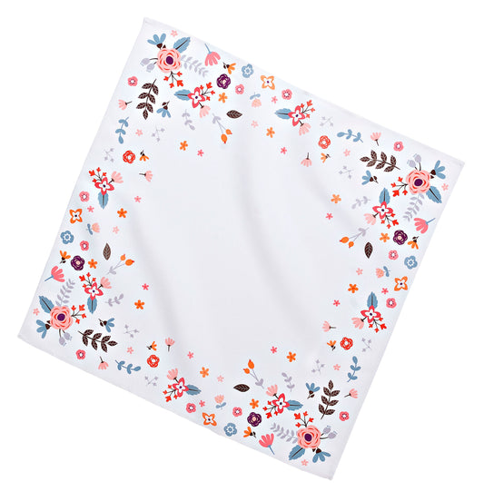 Mitteldecke "Flowers" 85 x 85 cm