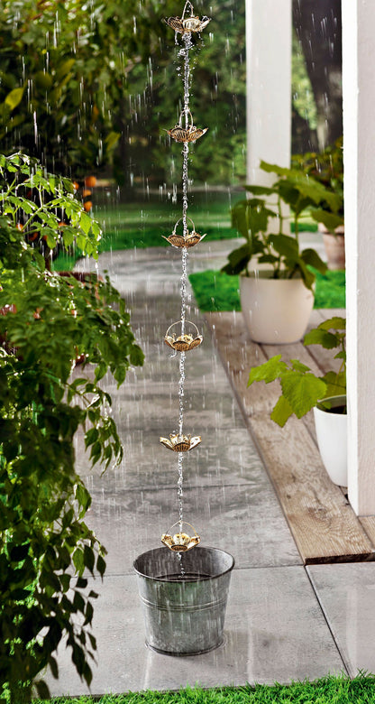 Regenkette "Flower" 180cm