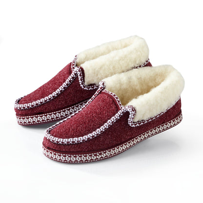 Aerosoft Hütten-Hausschuh "Sabine" (Grösse: 42) bordeaux