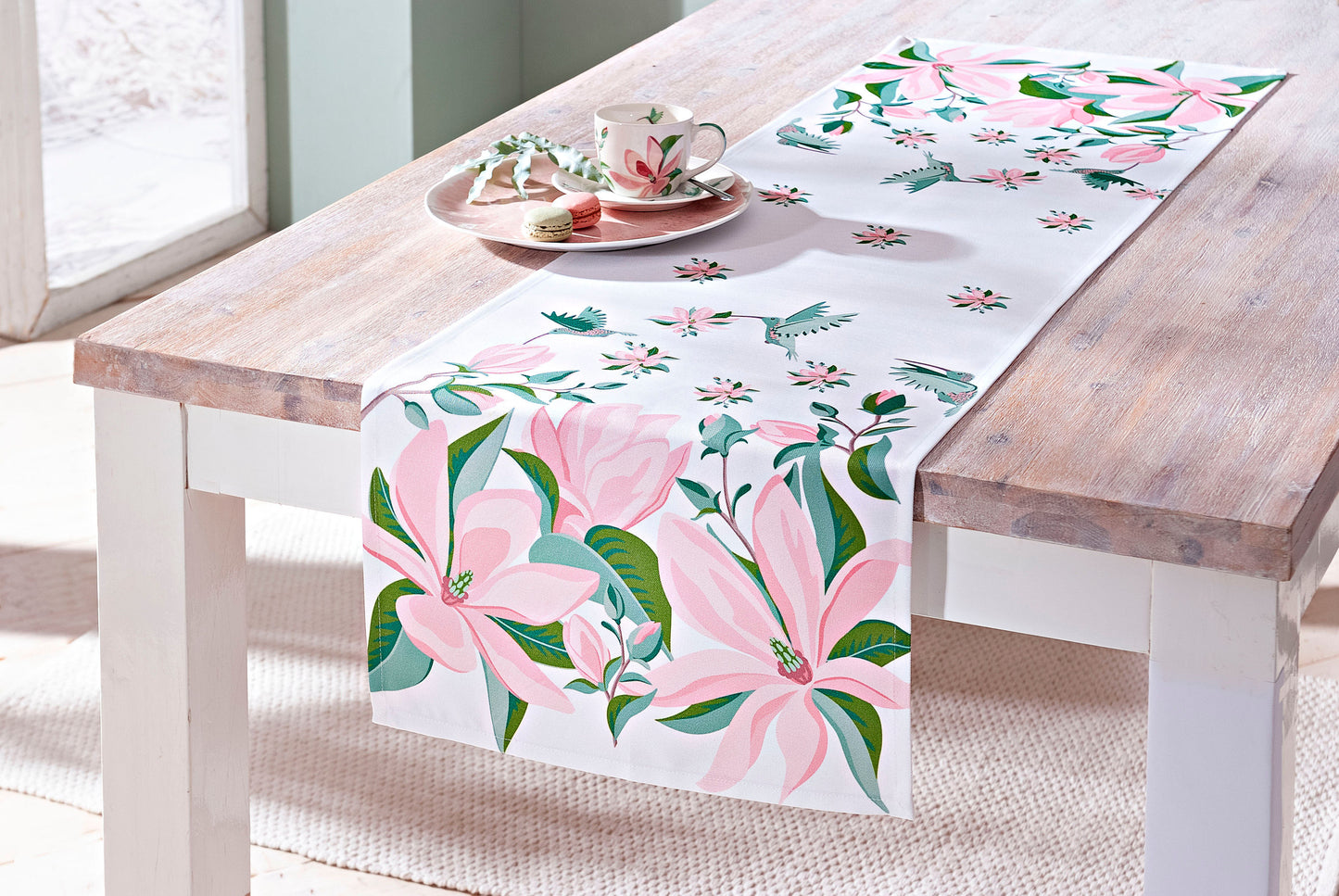 Tischläufer "Magnolie" 40 x 140 cm