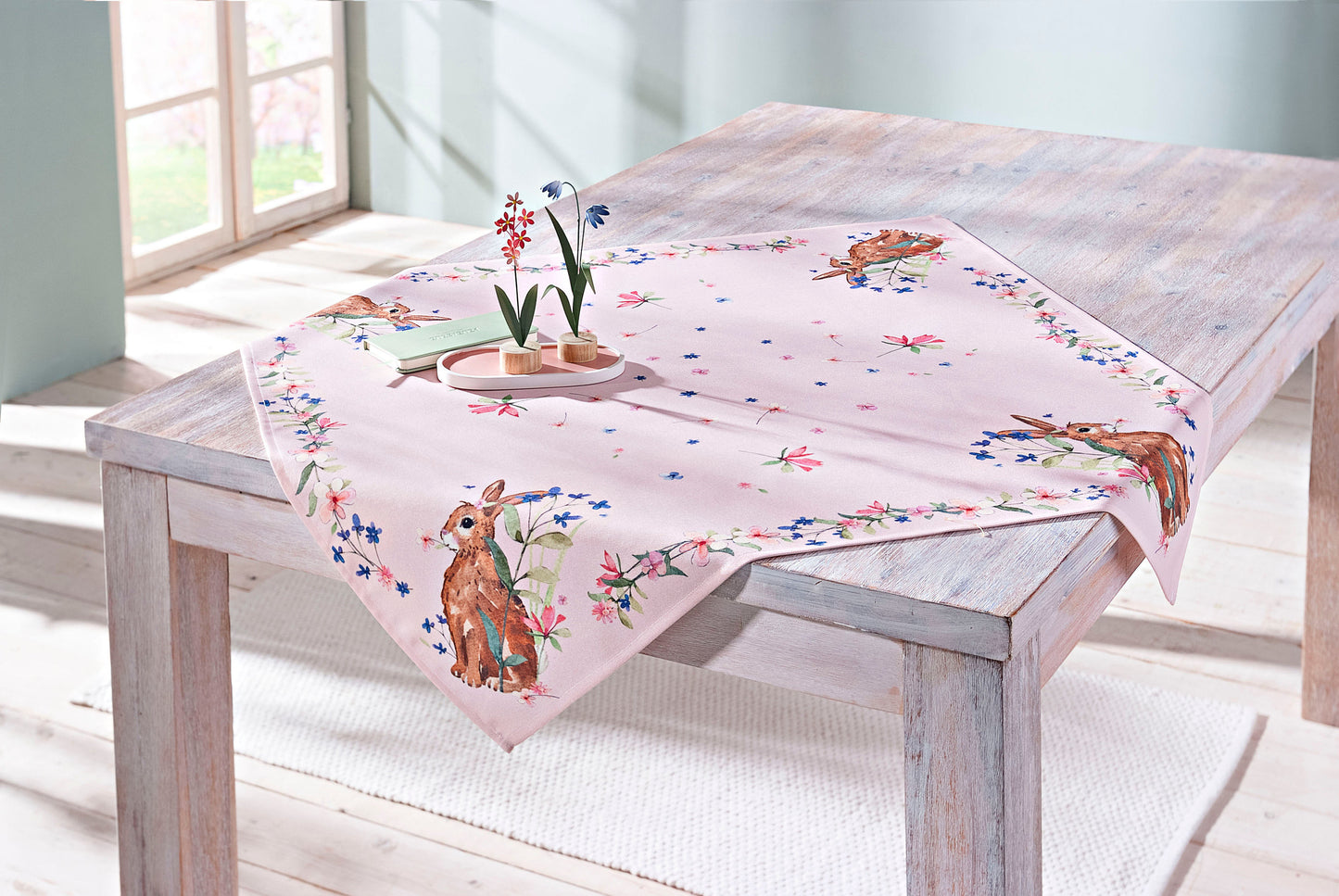 Mitteldecke "Hase Franzi" 85 x 85 cm