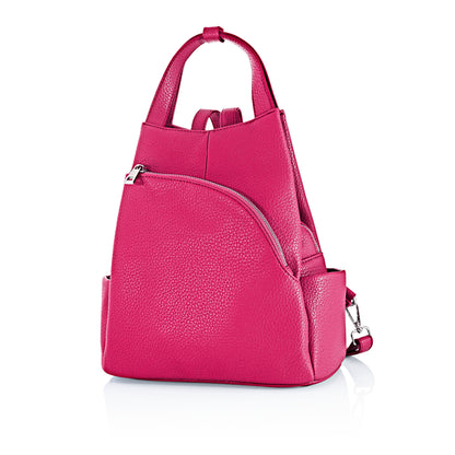 T&F Schulter- & Rucksacktasche "Sophia" (Farbe: pink)