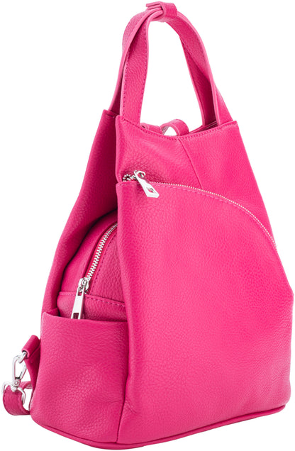 T&F Schulter- & Rucksacktasche "Sophia" (Farbe: pink)