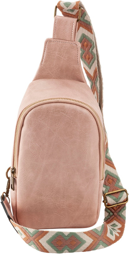 HJP Damen Sling Bag "Fina" (Farbe: rosa)