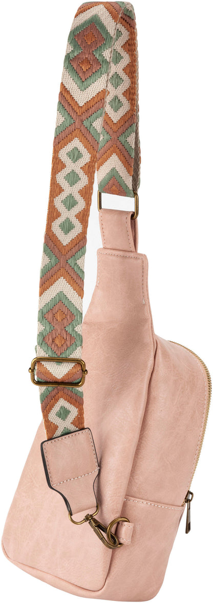 HJP Damen Sling Bag "Fina" (Farbe: rosa)