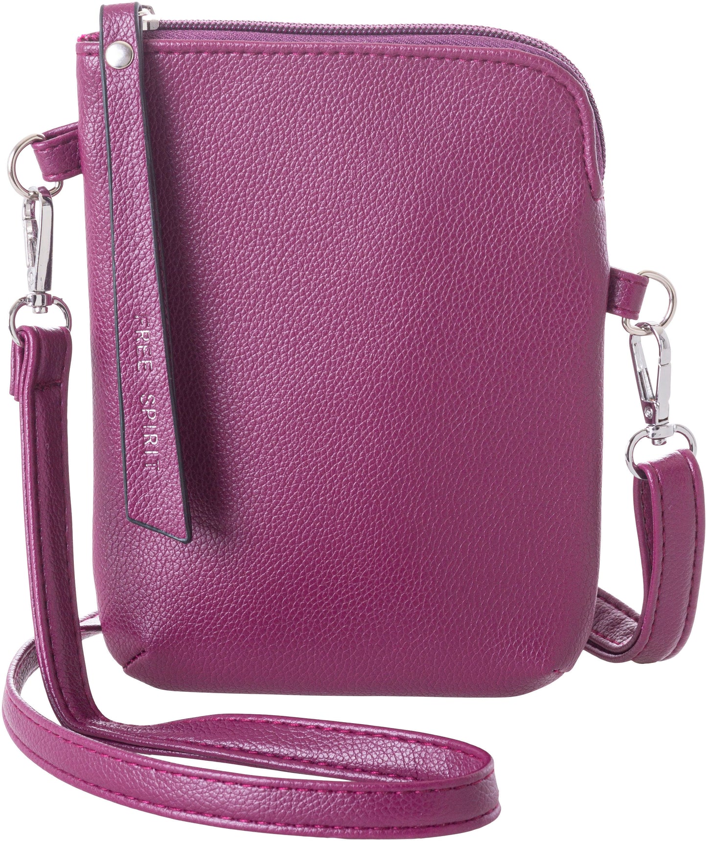 HJP Damen Umhängetasche "Joy" (Farbe: beere)