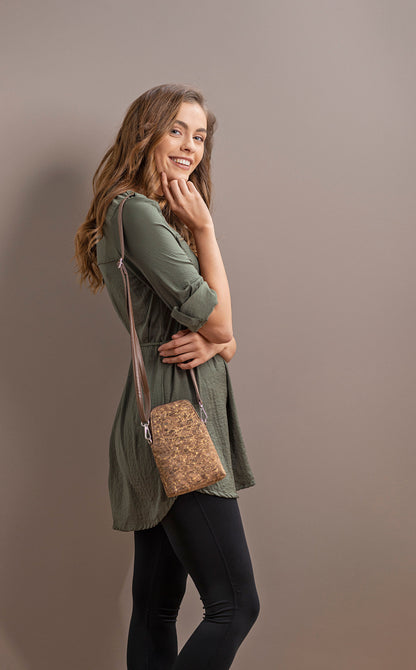 HJP Umhängetasche"Kork" Stripes