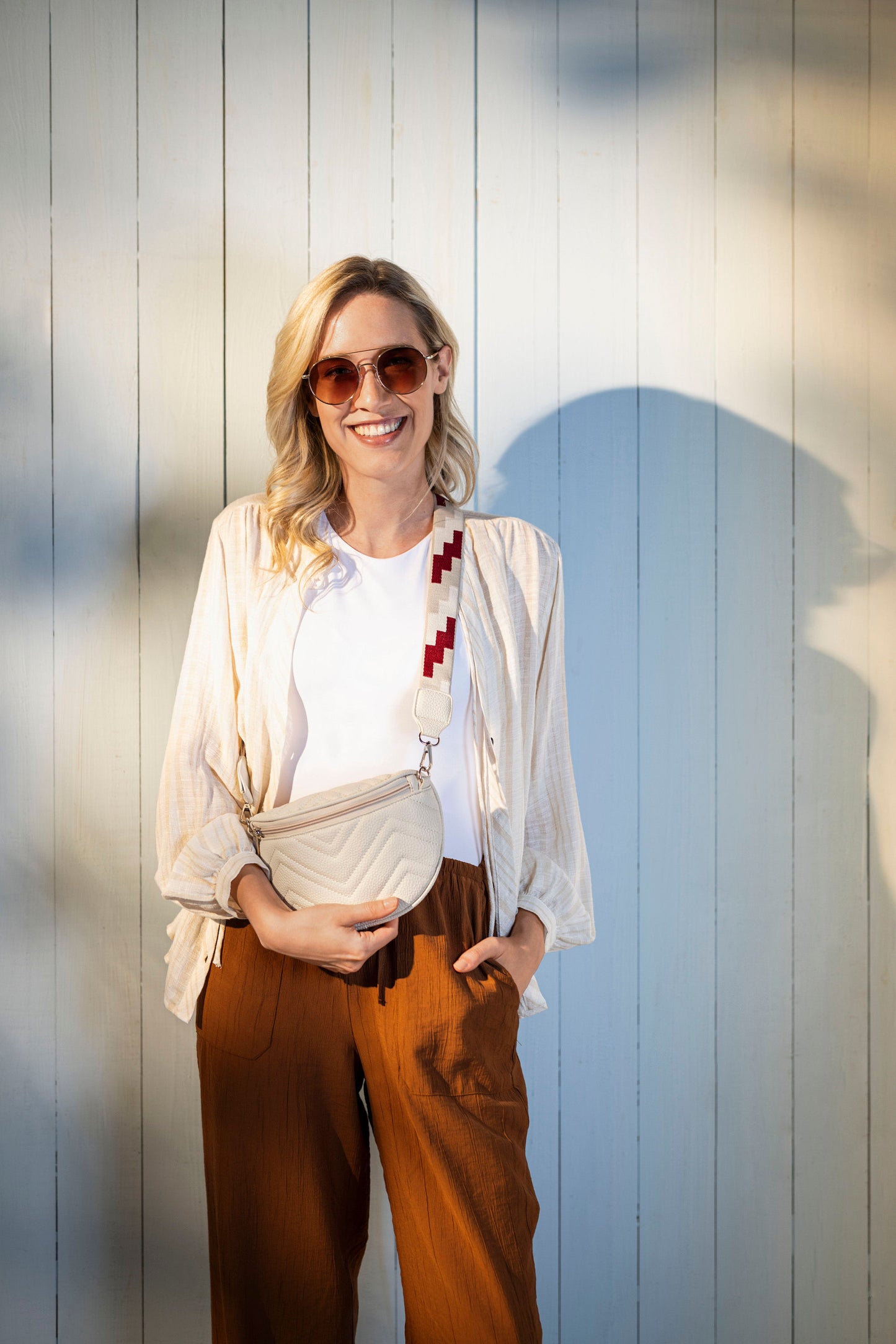 HJP Umhänge- & Bauchtasche "Couture" (Farbe: schwarz)