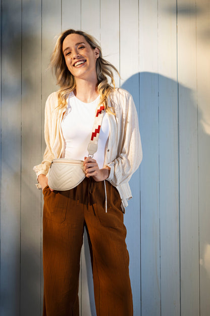 HJP Umhänge- & Bauchtasche "Couture" (Farbe: türkis)