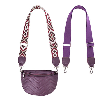 HJP Umhänge- & Bauchtasche "Couture" (Farbe: beere)