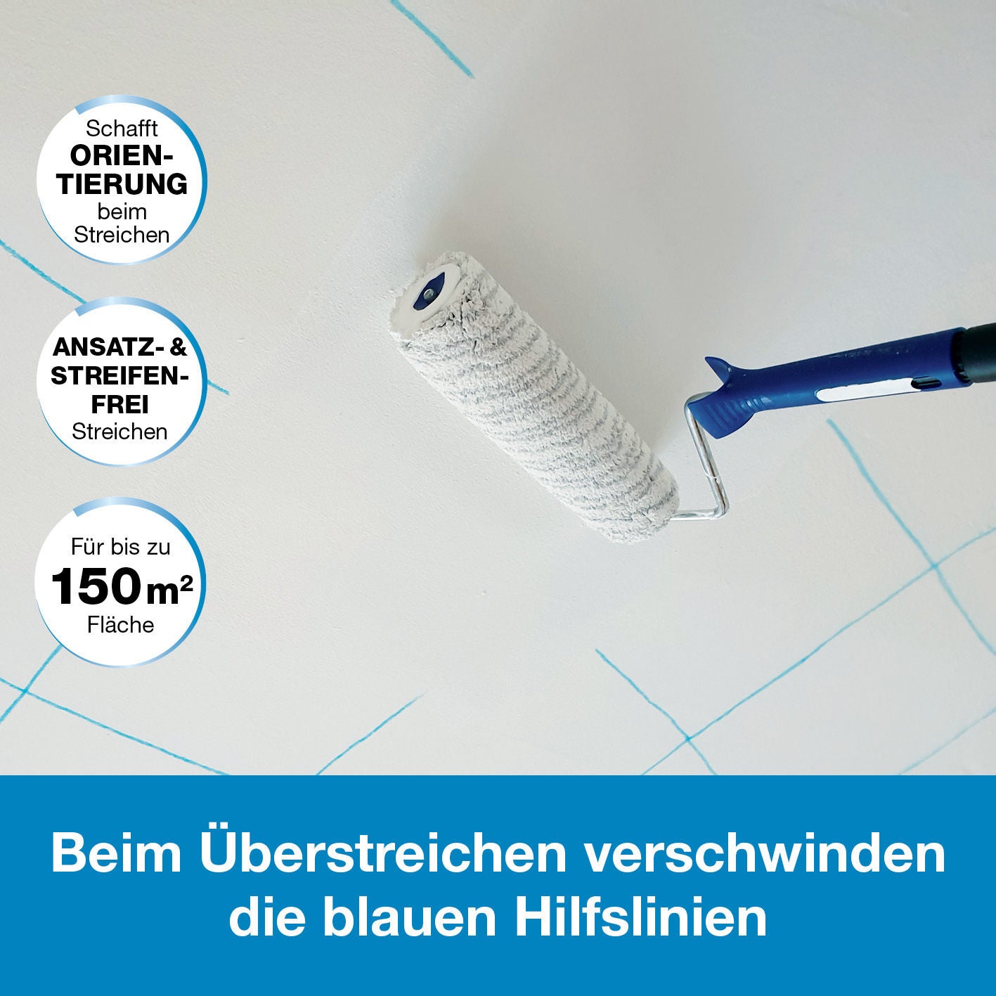 Deckenblitz Markierstift 145mm grau