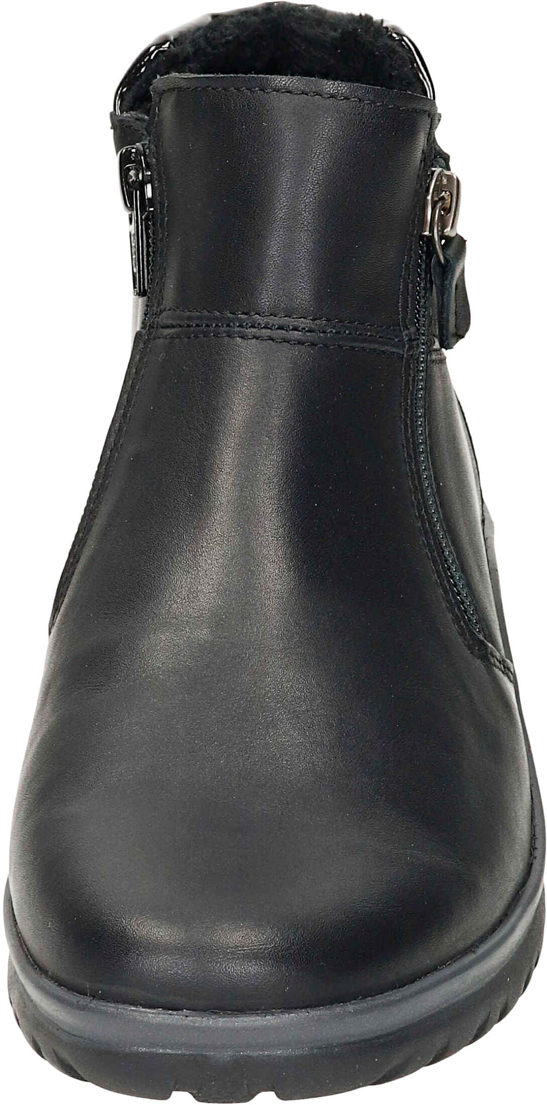 Comfortabel Damen-Stiefelette "Franziska", schwarz (Grösse: 37)