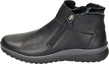 Comfortabel Damen-Stiefelette "Franziska", schwarz (Grösse: 37)