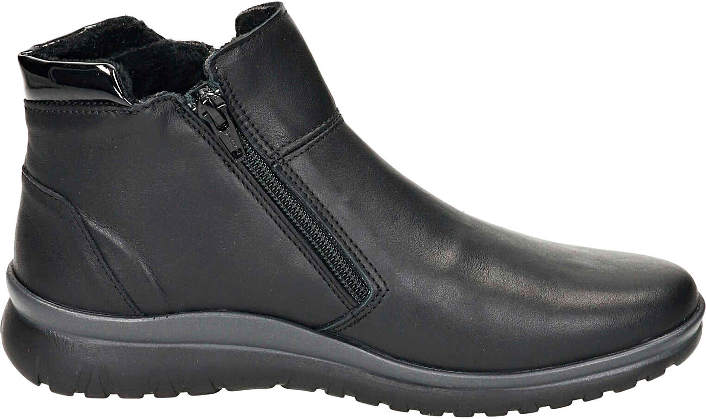 Comfortabel Damen-Stiefelette "Franziska", schwarz (Grösse: 38)