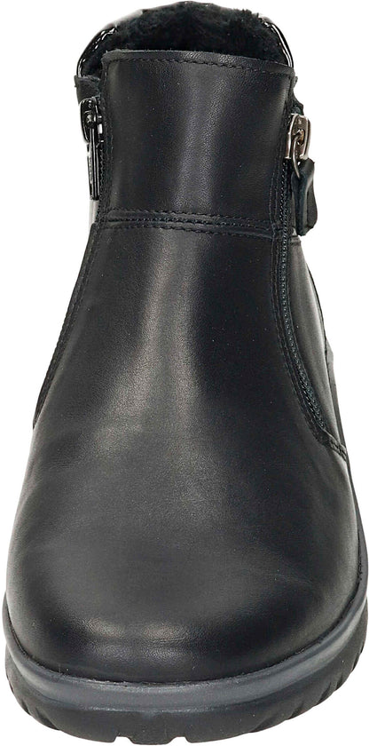 Comfortabel Damen-Stiefelette "Franziska", schwarz (Grösse: 40)