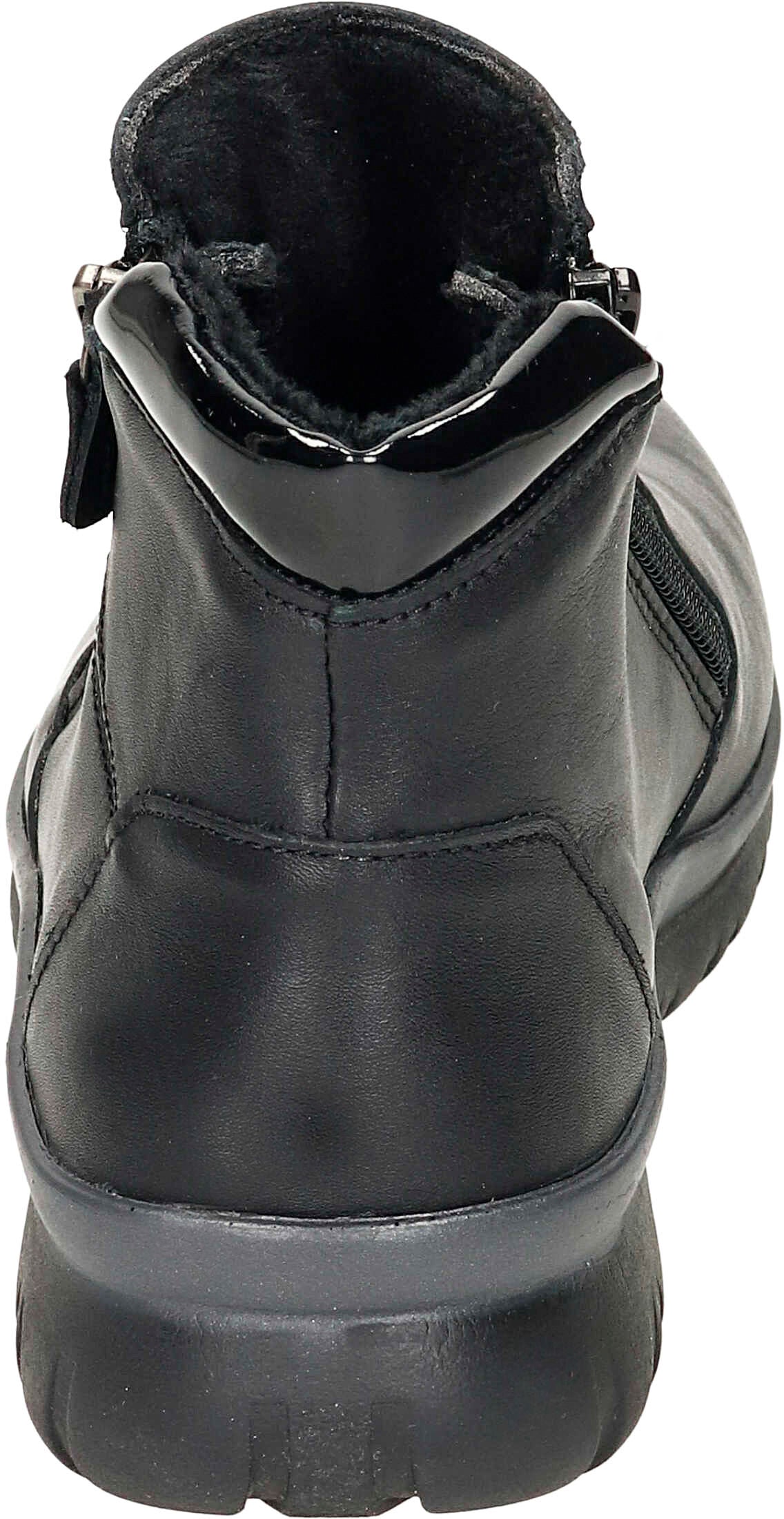 Comfortabel Damen-Stiefelette "Franziska", schwarz (Grösse: 42)