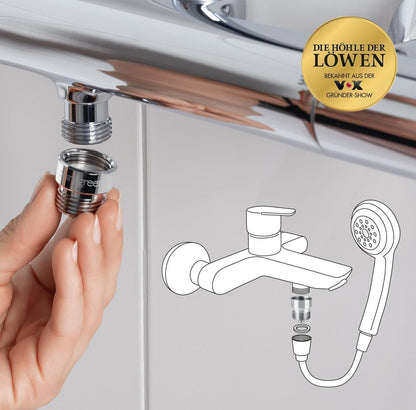 puregreen Wassersparer für die Dusche chromfarben