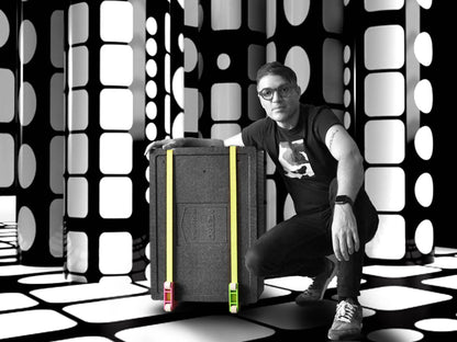 Rollyzberg Transportrollen 2er-Set (Farbe: rot) inkl. 2 Gurte