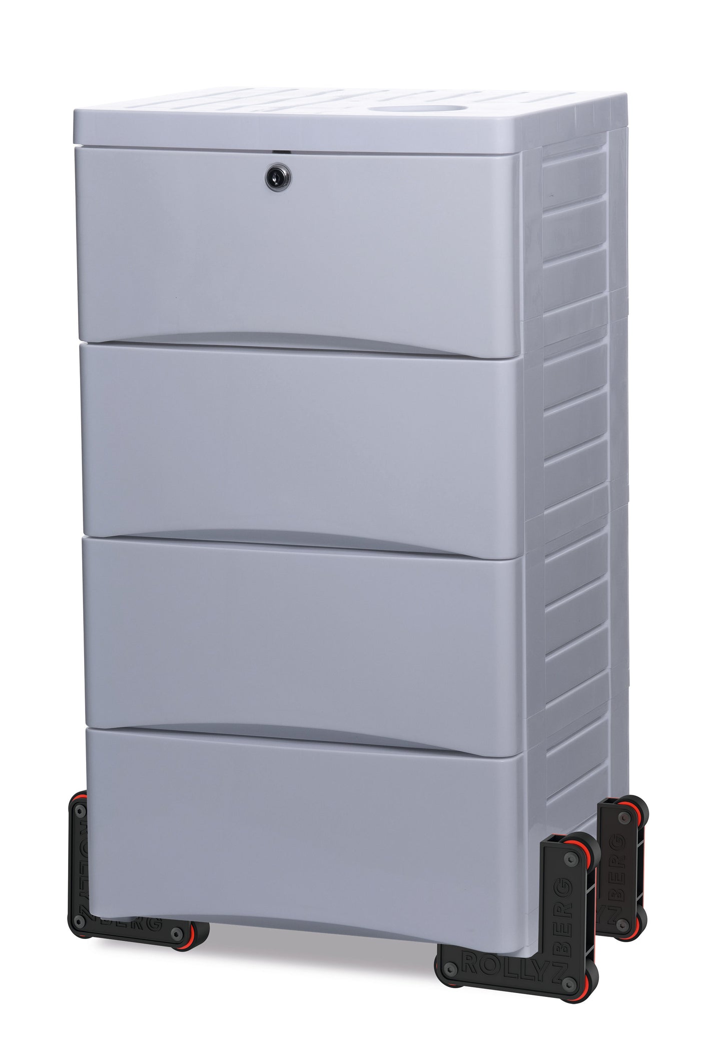 Rollyzberg Transportrollen 2er-Set (Farbe: schwarz) inkl. 2 Gurte