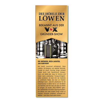 Rollyzberg Transportrollen 2er-Set (Farbe: schwarz) inkl. 2 Gurte