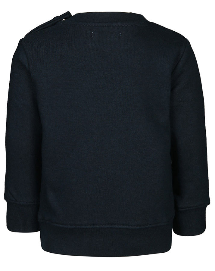 zoolaboo Sweatshirt "Herz" mit Wendepailletten, blau (Grösse: 80)