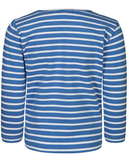 Langarmshirt 1 JAHR gestreift in blau/weiss (Grösse: 92)