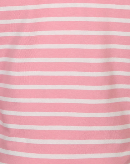 Langarmshirt 1 JAHR gestreift in rosa/weiss (Grösse: 86)