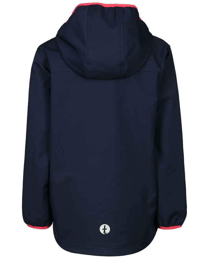 Softshelljacke KONTRAST in navy/pink (Grösse: 110)