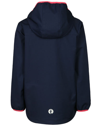 Softshelljacke KONTRAST in navy/pink (Grösse: 110)