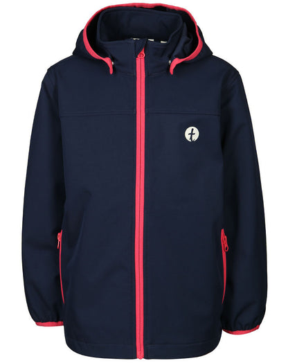 Softshelljacke KONTRAST in navy/pink (Grösse: 110)