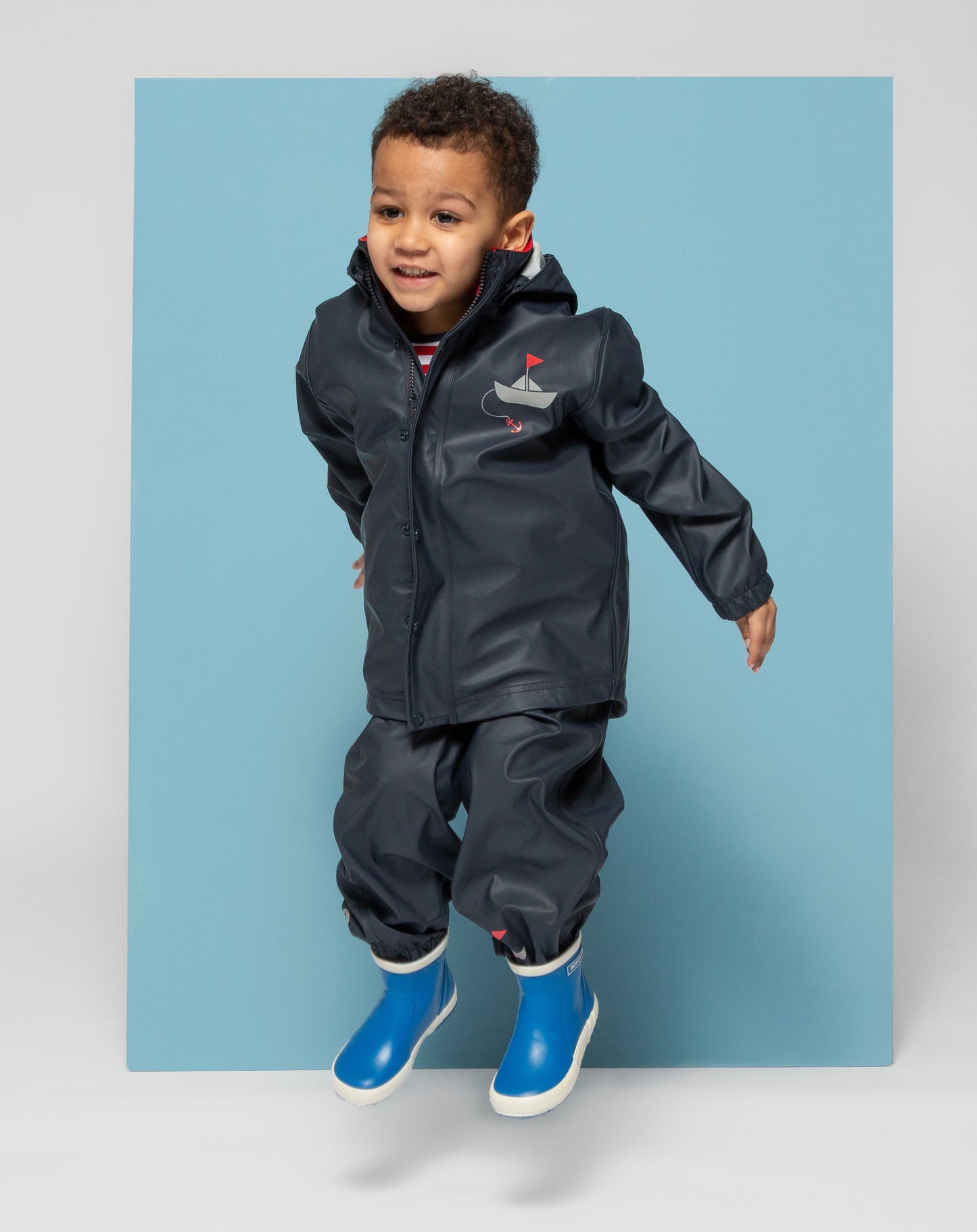 Regenjacke SEGELBOOT in navy (Grösse: 86)