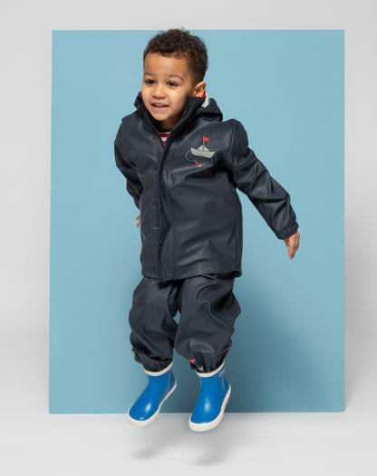 Regenjacke SEGELBOOT in navy (Grösse: 98)