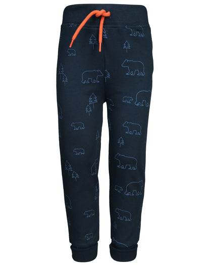 Schlupfhose JUMP-BÄREN Gr.128 in dunkelblau