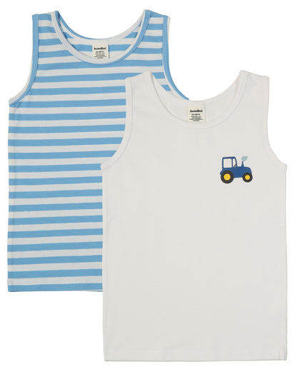 Unterhemd TRAKTOR TOBI 2er-Pack Gr. 116/122