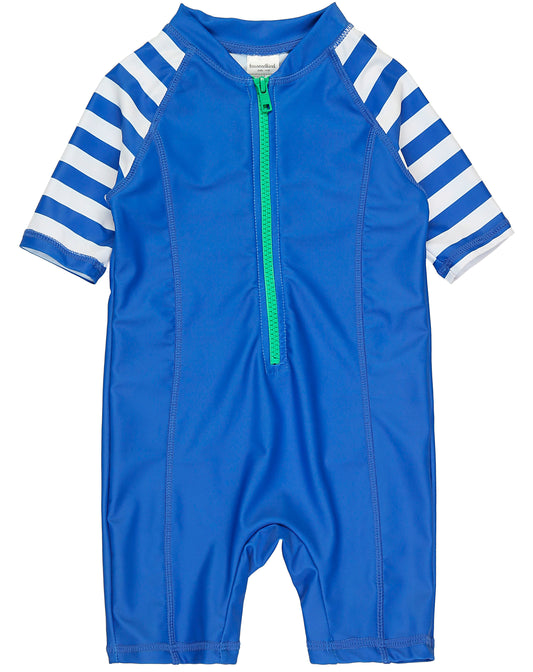 Schwimmanzug EASY in weiss/blau