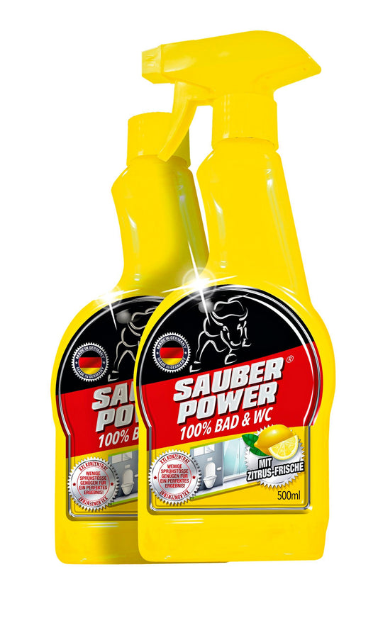 Sauber Power 100% Bad & WC, Reinigungs-Set