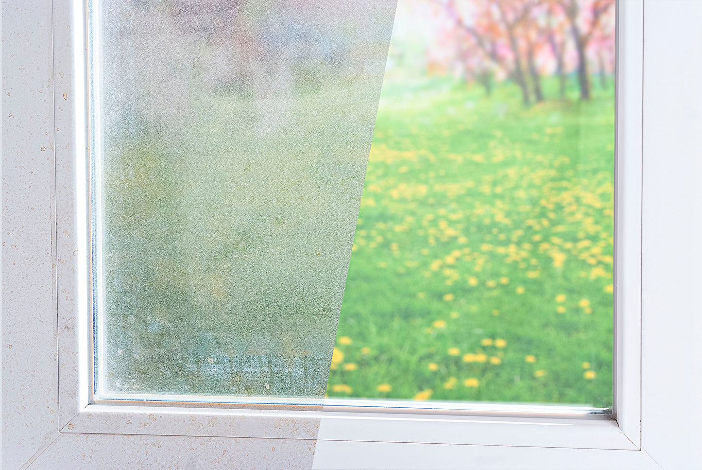 Glasreiniger Beutel 400 g und Sprühflasche