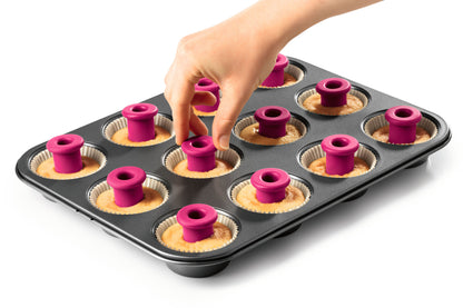 CuCap Silikon-Backförmchen 6er-Set