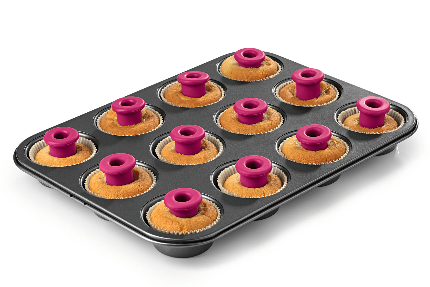 CuCap Silikon-Backförmchen 6er-Set