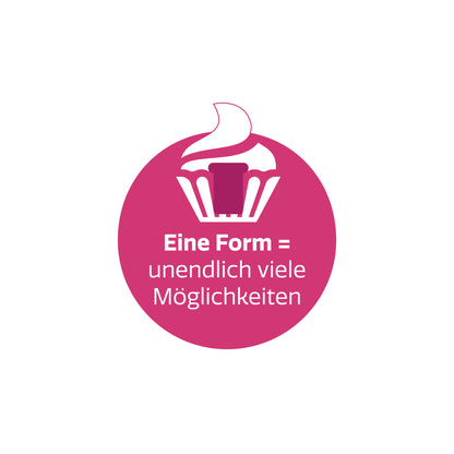 CuCap Silikon-Backförmchen 6er-Set