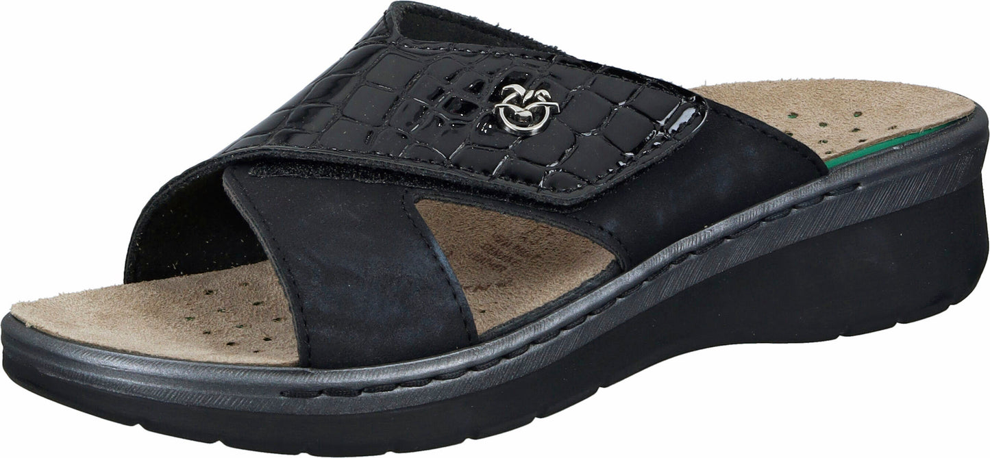 Fly Flot Damen-Pantolette "Sarina"(Grösse: 40), schwarz