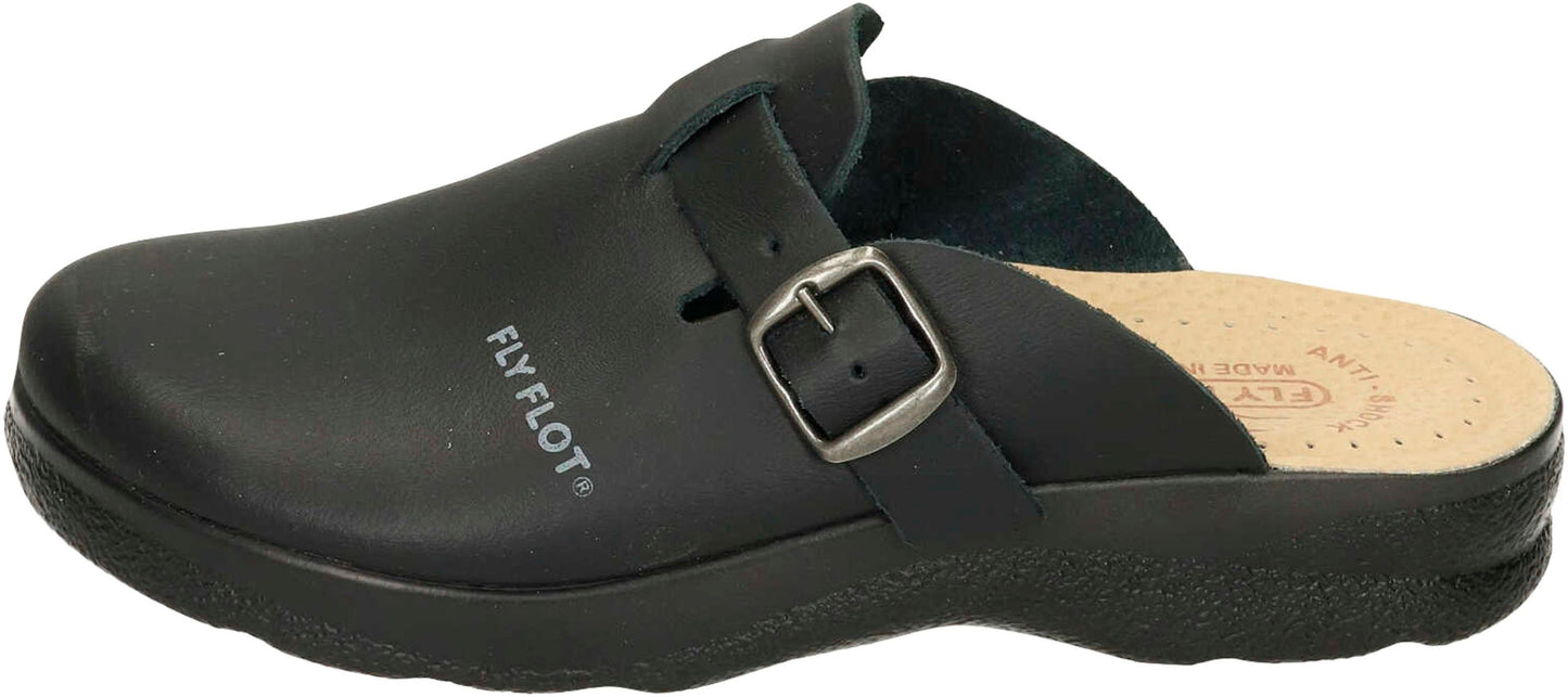 Fly Flot Damen-Pantolette "Veronika", schwarz (Grösse: 38)