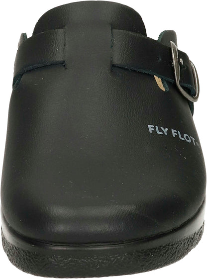 Fly Flot Damen-Pantolette "Veronika", schwarz (Grösse: 38)