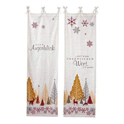Vorhänge "Zauberwald" 2er-Set